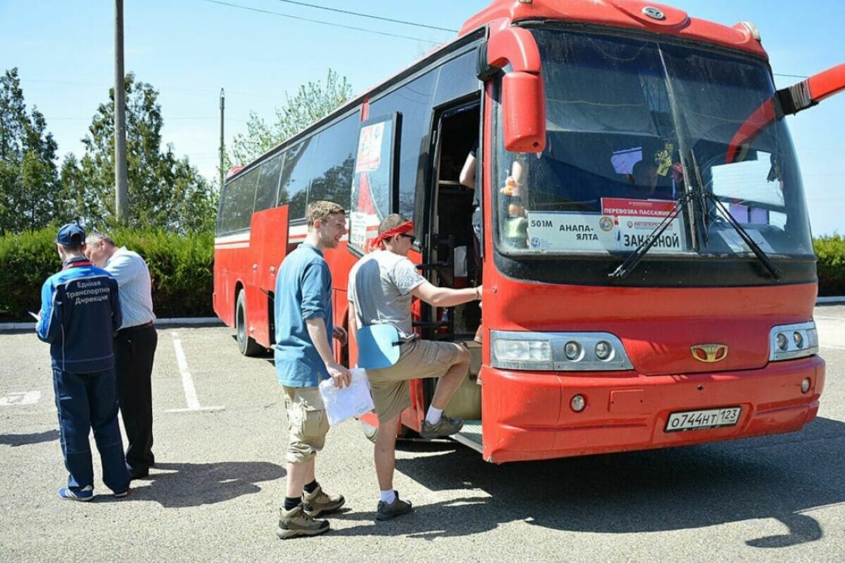 Добраться до анапы автобусом